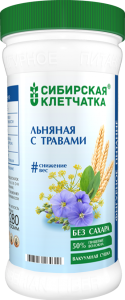 Клетчатка льняная сибирская (травы) банка 280гр