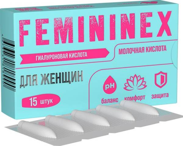 Свечи Фемининекс для женщин Алтайский Нектар 15шт фотография