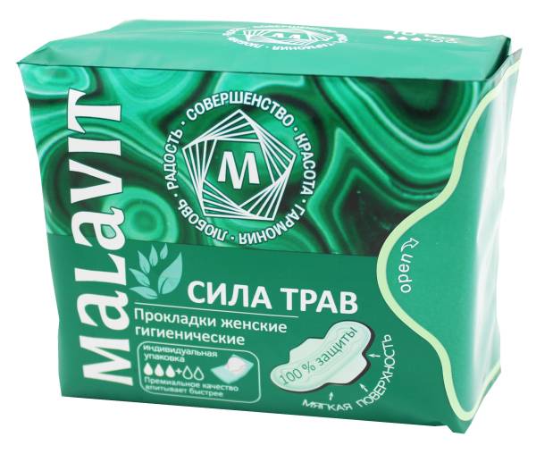 Изображение товара Прокладки женские гигиенические Сила трав Малавит №10 Прокладки женские гигиенические Сила трав Малавит №10 фотография